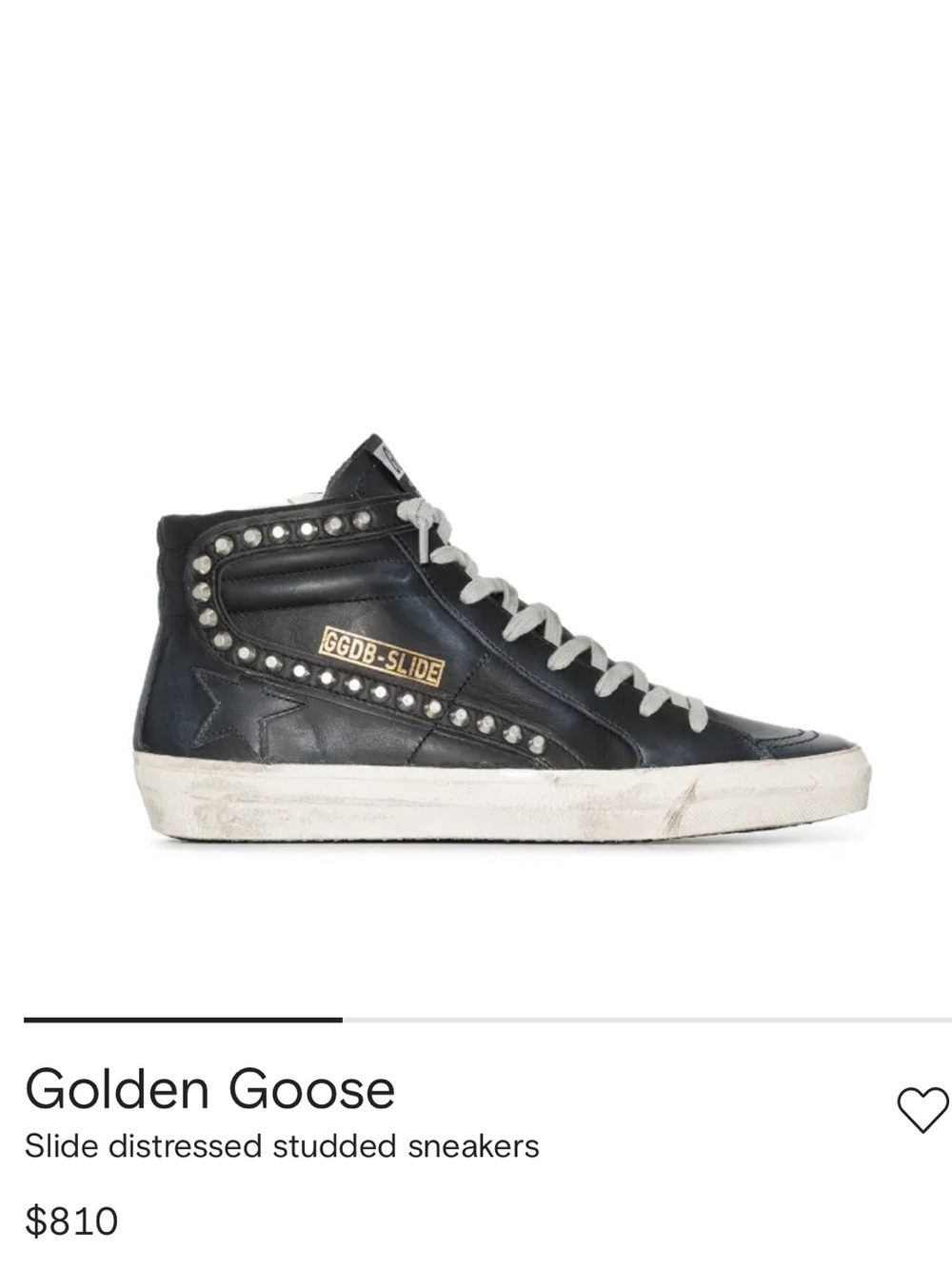 Golden Goose Slide sneaker with Studs